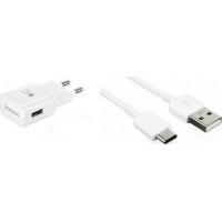 Sasmung USB Type-C Cable & Wall Adapter Λευκό (EP-TA20EWE+EP-DN930CWE) (Retail) Sasmung USB Type-C Cable & Wall Adapter Λευκό (EP-TA20EWE+EP-DN930CWE) (Retail)