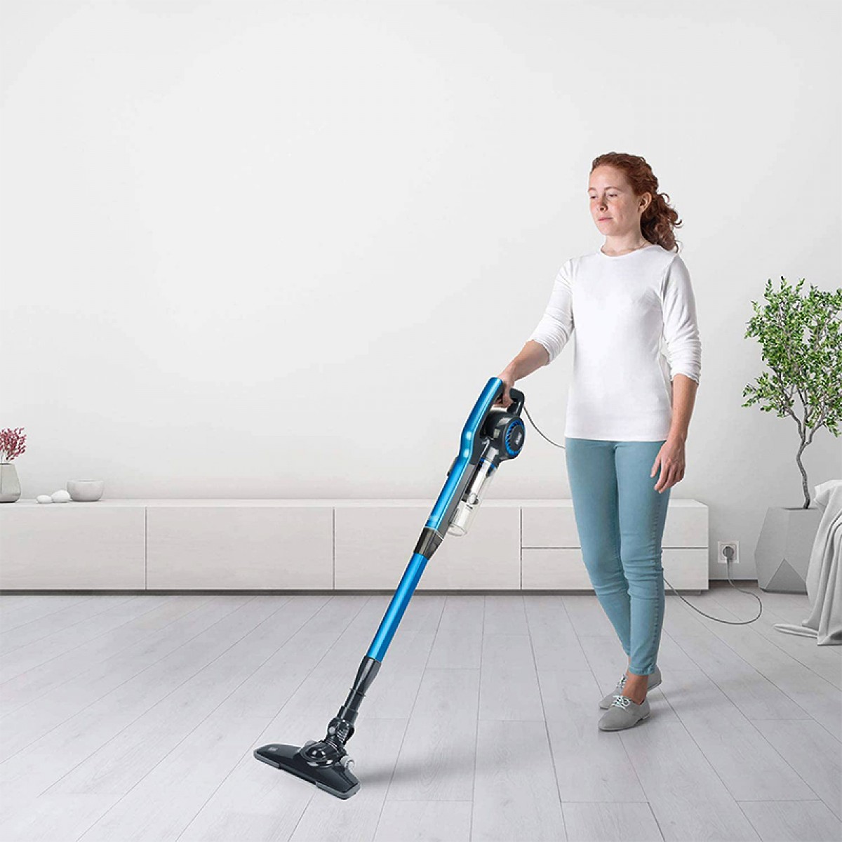 Black & Decker BXVMS600E Ηλεκτρικό Σκουπάκι Χειρός & με Κοντάρι 600W