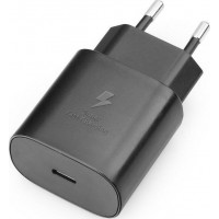 Samsung Φορτιστής Χωρίς Καλώδιο με Θύρα USB-C 25W Power Delivery Μαύρος (EP-TA800N Bulk)