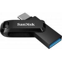 Sandisk Ultra Dual Drive Go 128GB USB 3.1 Stick με σύνδεση USB-C & USB-A Μαύρο