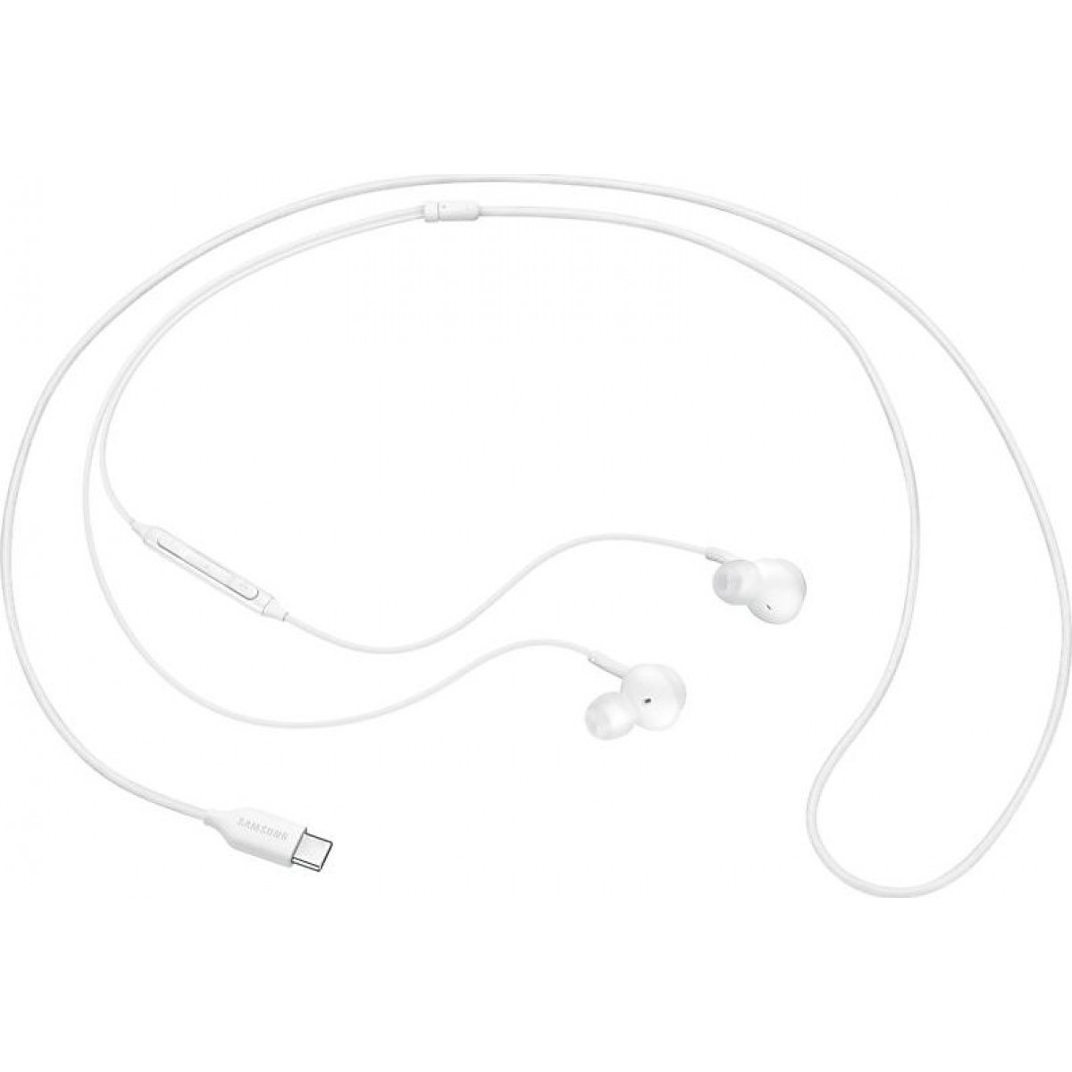 Samsung EO-IC100 In-ear Handsfree με Βύσμα USB-C Λευκό Original Retail