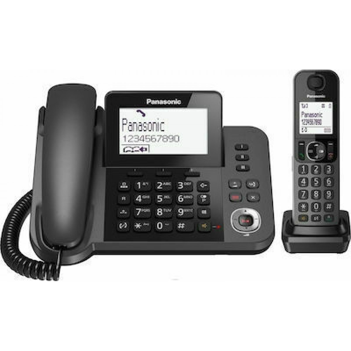 Panasonic KX-TGF320 Ενσύρματο Τηλέφωνο Γραφείου Μαύρο Panasonic KX-TGF320 Ενσύρματο Τηλέφωνο Γραφείου Μαύρο