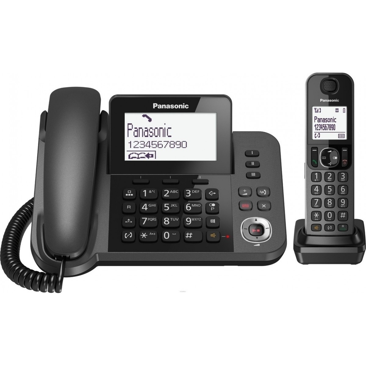 Panasonic KX-TGF320 Ενσύρματο Τηλέφωνο Γραφείου Μαύρο Panasonic KX-TGF320 Ενσύρματο Τηλέφωνο Γραφείου Μαύρο