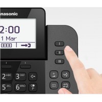 Panasonic KX-TGF310 Ασύρματο Τηλέφωνο Duo με Aνοιχτή Aκρόαση Μαύρο Panasonic KX-TGF310 Ασύρματο Τηλέφωνο Duo με Aνοιχτή Aκρόαση Μαύρο