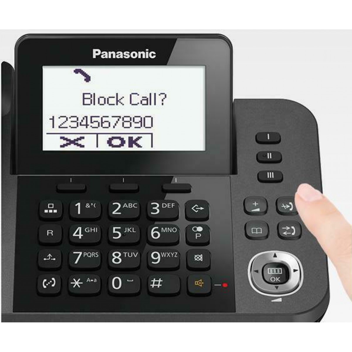 Panasonic KX-TGF310 Ασύρματο Τηλέφωνο Duo με Aνοιχτή Aκρόαση Μαύρο Panasonic KX-TGF310 Ασύρματο Τηλέφωνο Duo με Aνοιχτή Aκρόαση Μαύρο