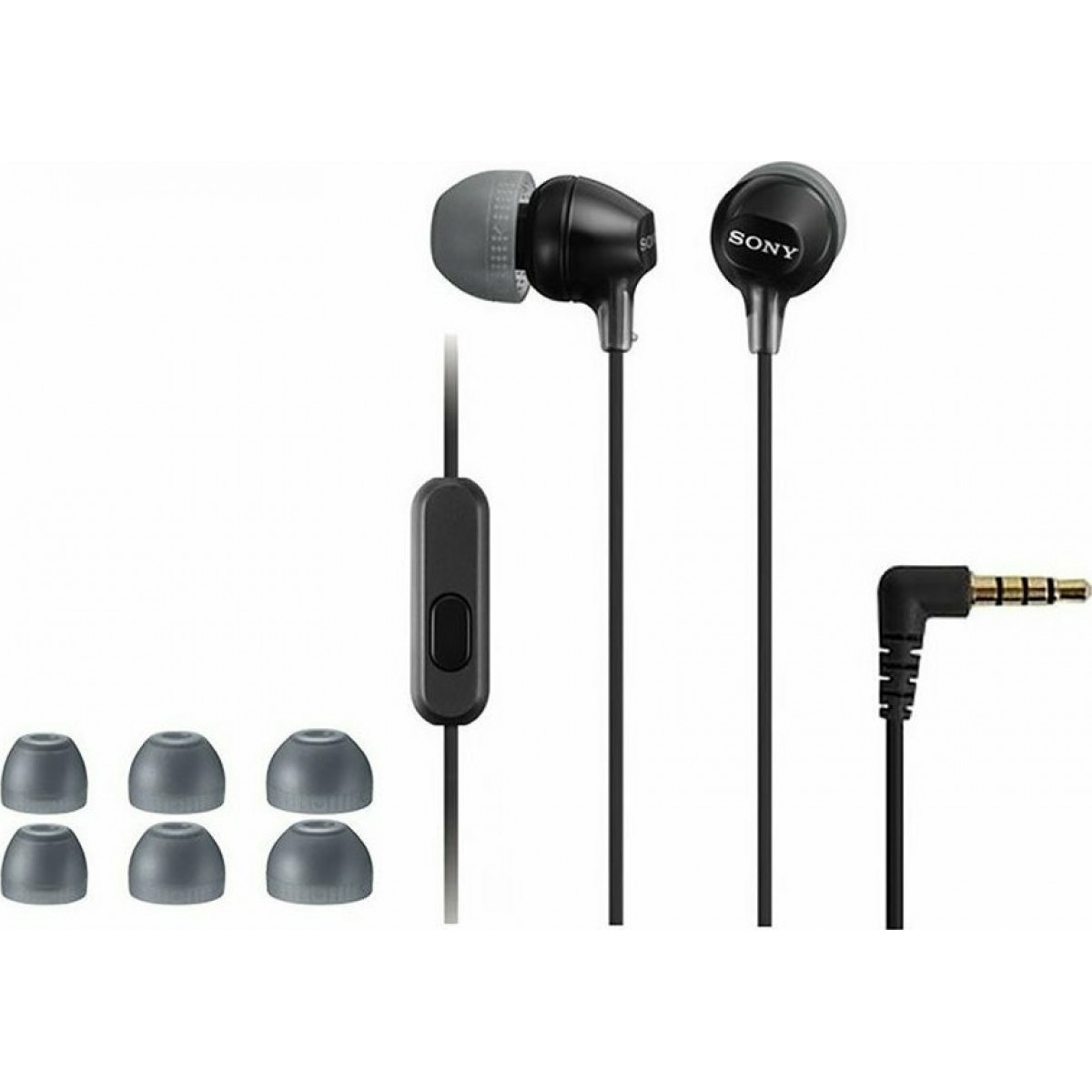 Sony MDR-EX15AP In-ear Handsfree με Βύσμα 3.5mm Μαύρο Sony MDR-EX15AP In-ear Handsfree με Βύσμα 3.5mm Μαύρο