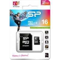 Silicon Power microSDHC 16GB Class 10 High Speed με αντάπτορα Silicon Power microSDHC 16GB Class 10 High Speed με αντάπτορα