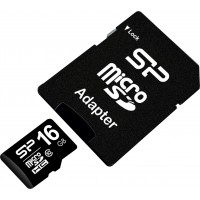 Silicon Power microSDHC 16GB Class 10 High Speed με αντάπτορα Silicon Power microSDHC 16GB Class 10 High Speed με αντάπτορα