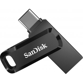 Sandisk Ultra Dual Drive Go 64GB USB 3.1 Stick με σύνδεση USB-A & USB-C Μαύρο