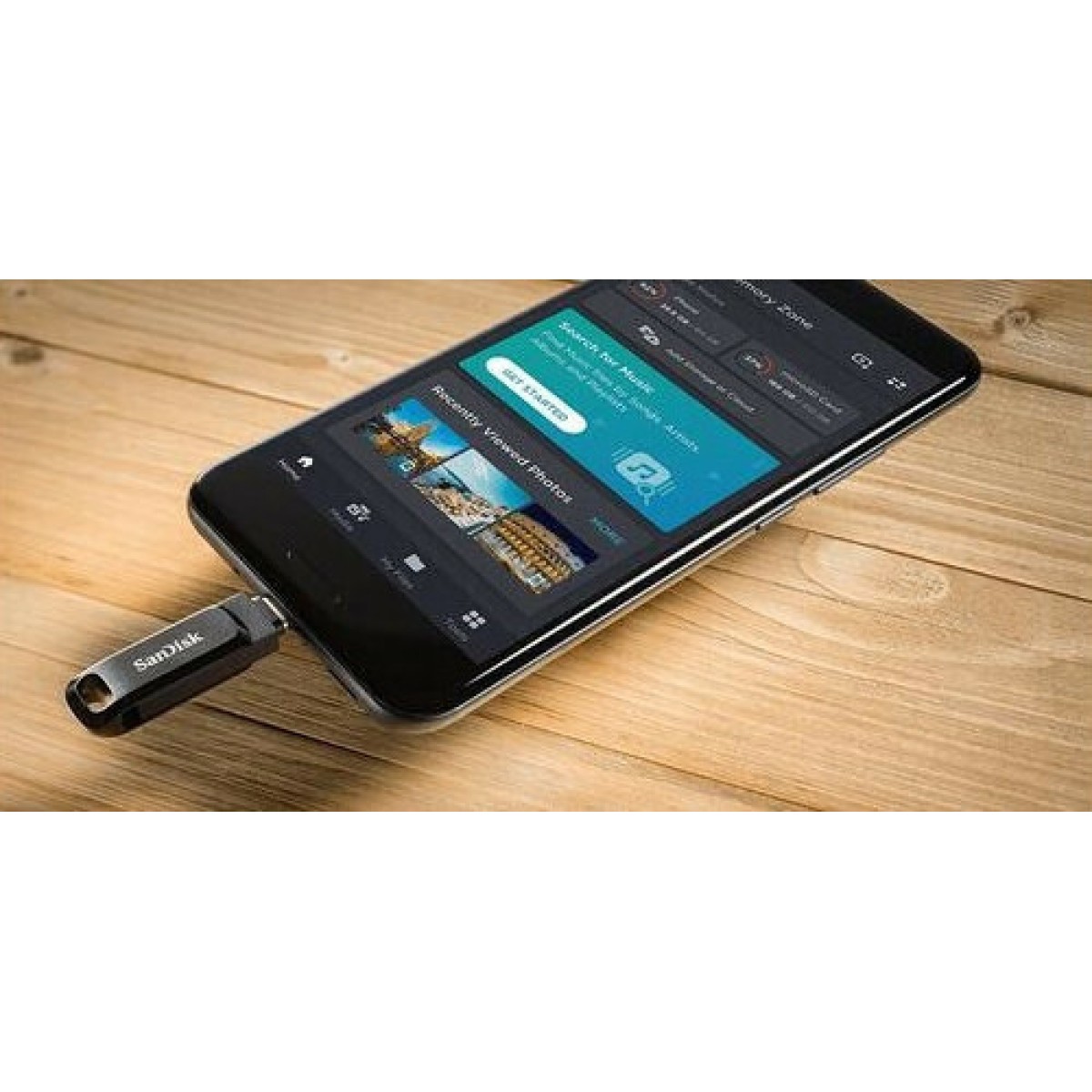 Sandisk Ultra Dual Drive Go 256GB USB 3.1 Stick με σύνδεση USB-A & USB-C Μαύρο