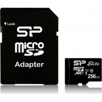 Silicon Power Elite microSDXC 256GB Class 10 U1 UHS-I με αντάπτορα Silicon Power Elite microSDXC 256GB Class 10 U1 UHS-I με αντάπτορα