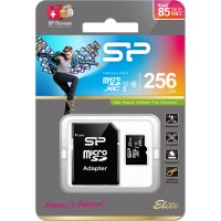 Silicon Power Elite microSDXC 256GB Class 10 U1 UHS-I με αντάπτορα Silicon Power Elite microSDXC 256GB Class 10 U1 UHS-I με αντάπτορα