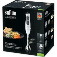 Braun MultiQuick 3 MQ 3135 WH Sauce Ραβδομπλέντερ με Ανοξείδωτη Ράβδο 750W Λευκό Braun MultiQuick 3 MQ 3135 WH Sauce Ραβδομπλέντερ με Ανοξείδωτη Ράβδο 750W Λευκό