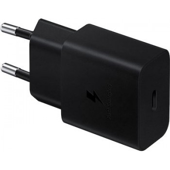 Samsung Φορτιστής Χωρίς Καλώδιο με Θύρα USB-C 15W Power Delivery Μαύρος (EP-T1510NBEGEU)