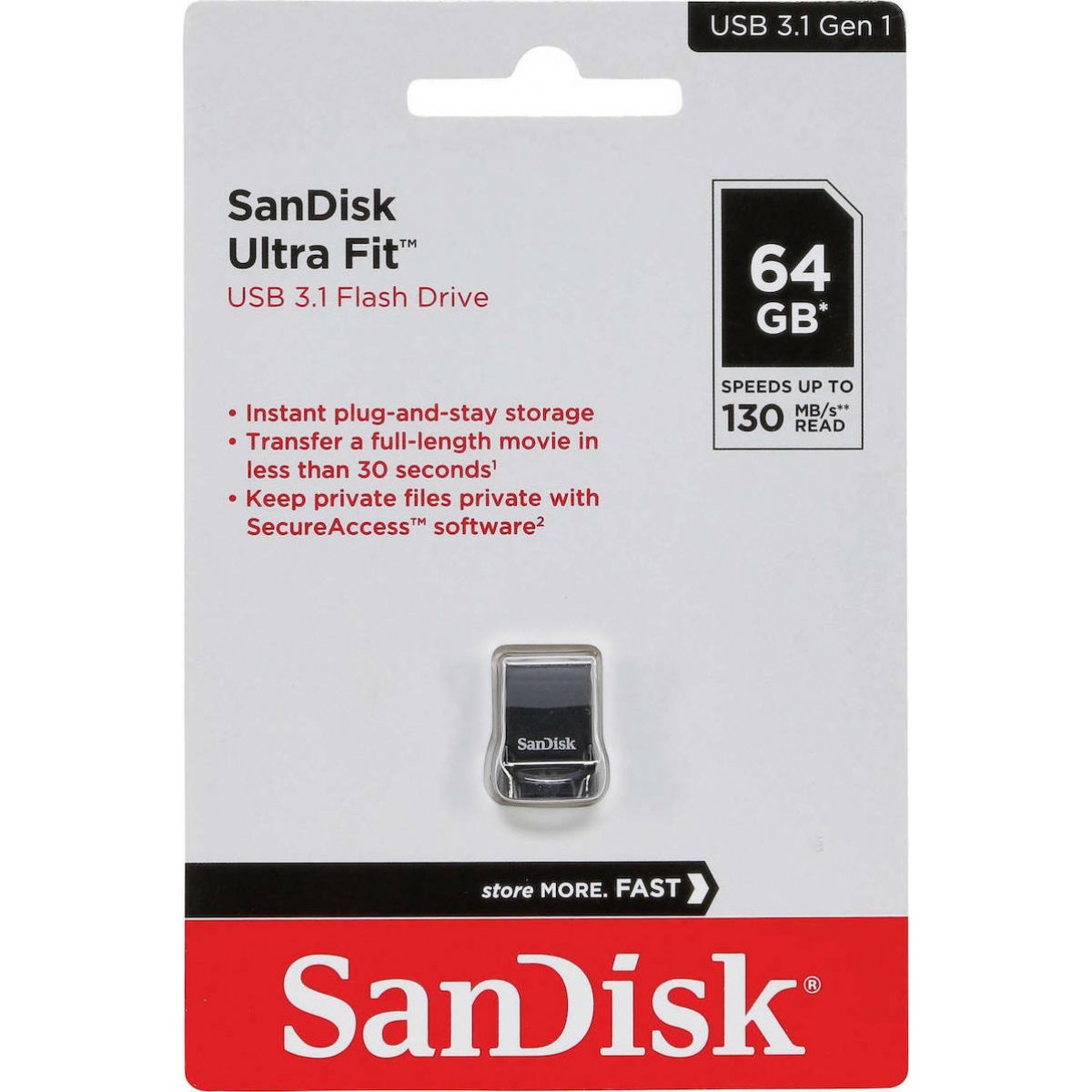 Sandisk USB 3.1 Ultra Fit 64GB SDCZ430-064GG46