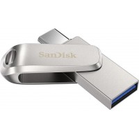 Sandisk Ultra Dual Drive Luxe 128GB USB 3.1 Stick με σύνδεση USB-C Ασημί Sandisk Ultra Dual Drive Luxe 128GB USB 3.1 Stick με σύνδεση USB-C Ασημί