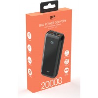 Silicon Power QS28 Power Bank 20000mAh 18W με 2 Θύρες USB-A και Θύρα USB-C Quick Charge 3.0 / Power Delivery Μαύρο Silicon Power QS28 Power Bank 20000mAh 18W με 2 Θύρες USB-A και Θύρα USB-C Quick Charge 3.0 / Power Delivery Μαύρο