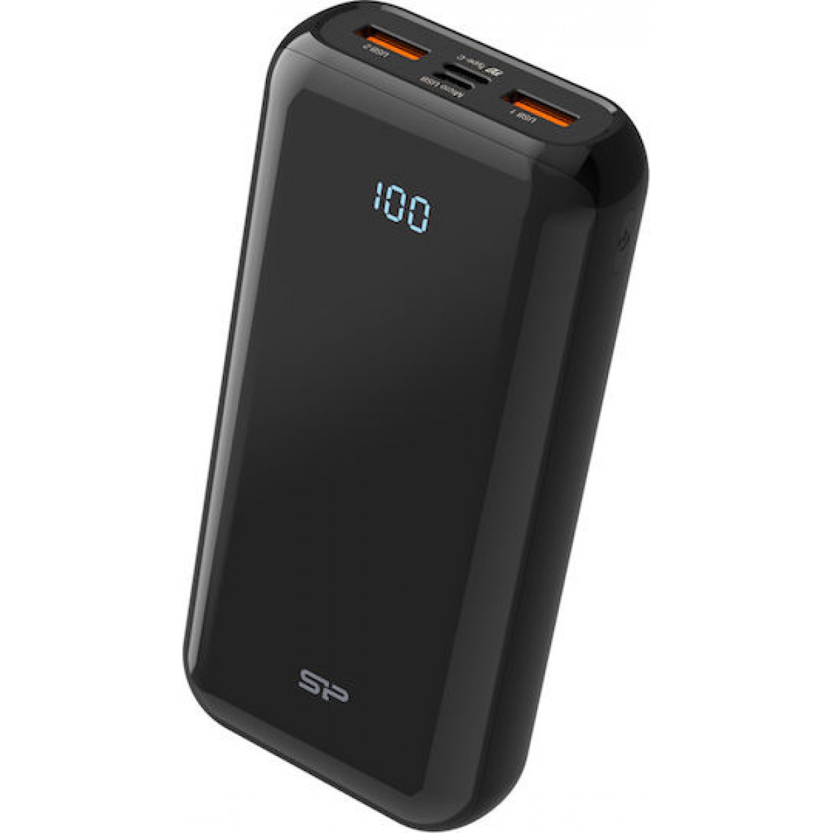 Silicon Power QS28 Power Bank 20000mAh 18W με 2 Θύρες USB-A και Θύρα USB-C Quick Charge 3.0 / Power Delivery Μαύρο Silicon Power QS28 Power Bank 20000mAh 18W με 2 Θύρες USB-A και Θύρα USB-C Quick Charge 3.0 / Power Delivery Μαύρο