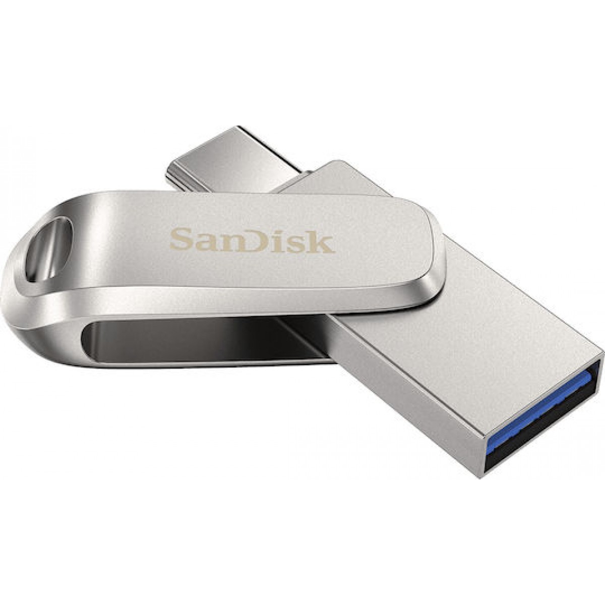 Sandisk Ultra Dual Drive Luxe 64GB USB 3.1 Stick με σύνδεση USB-C Ασημί SDDDC4-064G-G46 Sandisk Ultra Dual Drive Luxe 64GB USB 3.1 Stick με σύνδεση USB-C Ασημί SDDDC4-064G-G46