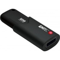 Emtec Click Secure 128GB USB 3.2 Stick Μαύρο Emtec Click Secure 128GB USB 3.2 Stick Μαύρο