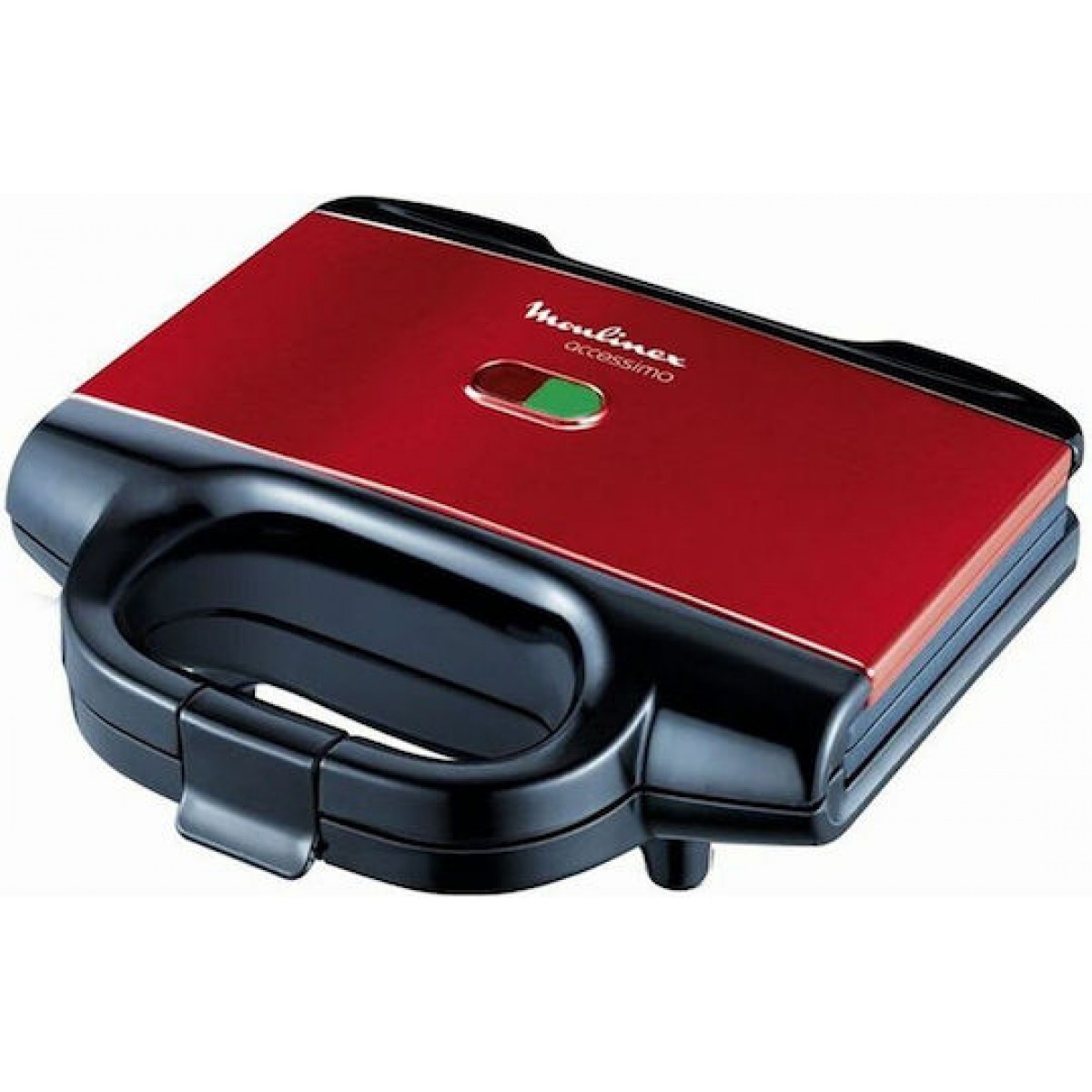 Moulinex Τοστιέρα για 2 Τοστ 650W Κόκκινη SM180811