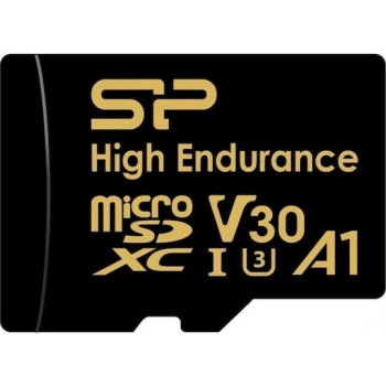 Silicon Power microSDXC 256GB Class 10 V30 με αντάπτορα High Endurance