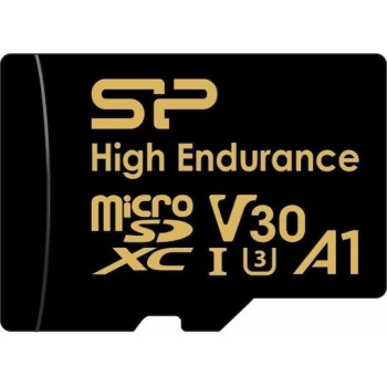 Silicon Power microSDXC 64GB Class 10 V30 με αντάπτορα High Endurance