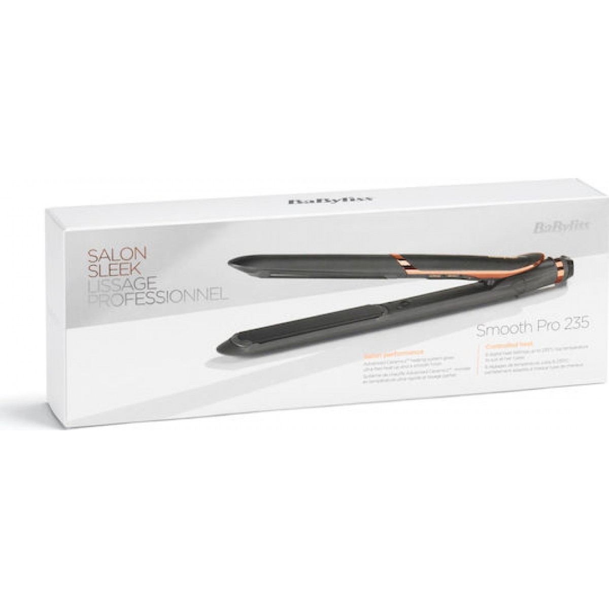 Babyliss Smooth Pro ST394E Πρέσα Μαλλιών με Κεραμικές Πλάκες Ionic Babyliss Smooth Pro ST394E Πρέσα Μαλλιών με Κεραμικές Πλάκες Ionic