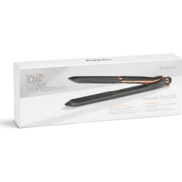 Babyliss Smooth Pro ST394E Πρέσα Μαλλιών με Κεραμικές Πλάκες Ionic