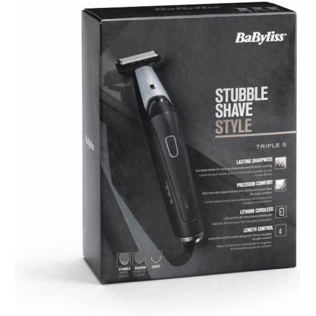 Babyliss Επαναφορτιζόμενη Κουρευτική Μηχανή Μαύρη T880E