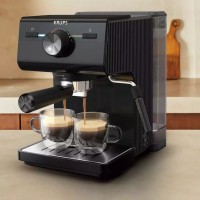 Krups Authentic Μηχανή Espresso 1100W Πίεσης 15bar Μαύρη XP381810