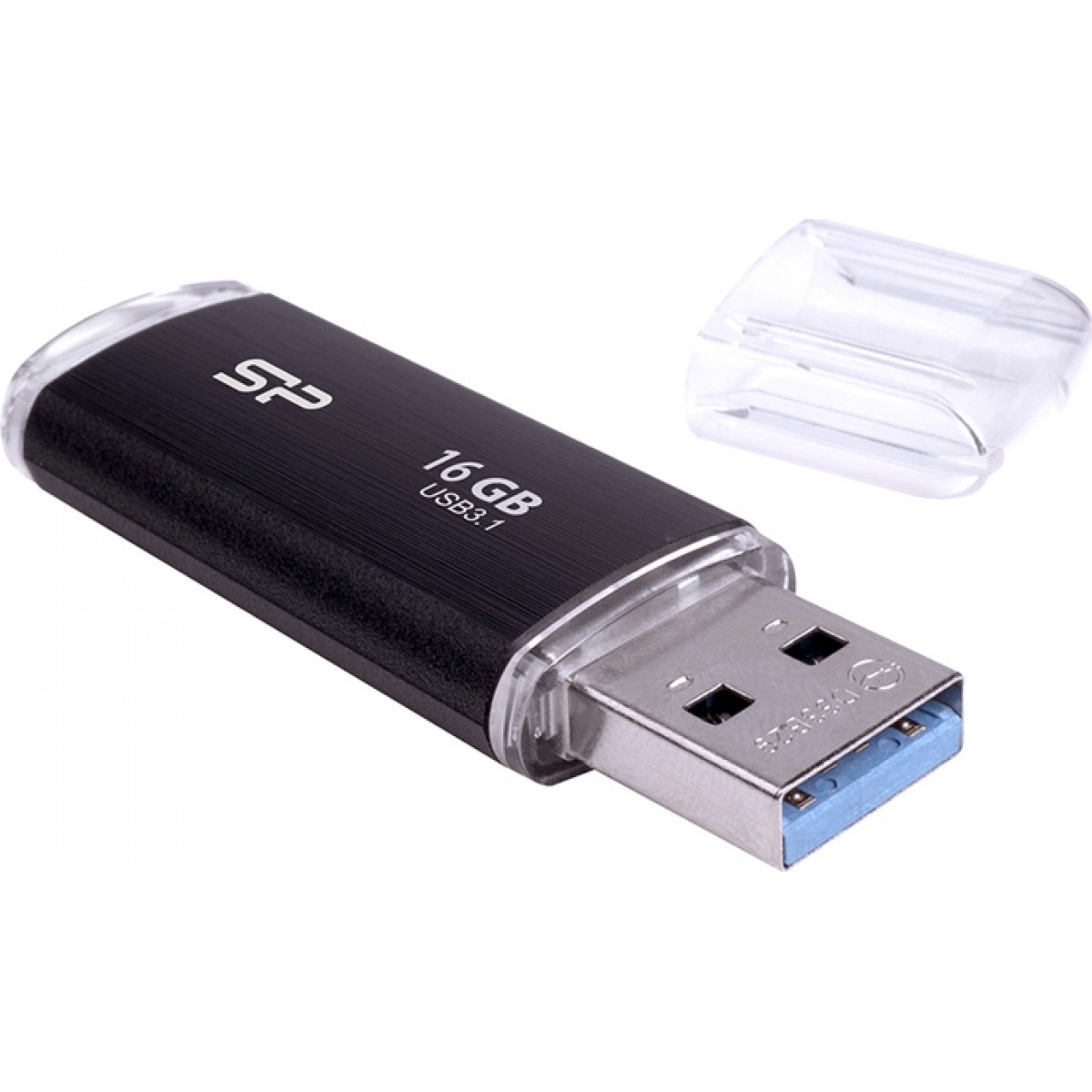 SILICON POWER (USB Flash Drive) UFD 3.1 Blaze B02, 16GB Black SILICON POWER (USB Flash Drive) UFD 3.1 Blaze B02, 16GB Black